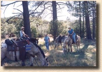 Laurie and Steve Hamilton and Ima Mary - Trail Clinic